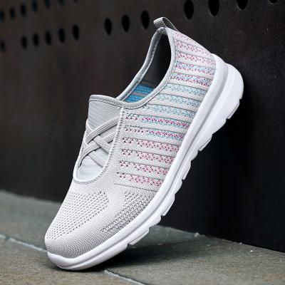 China Cushioning Comfortable shoes Women's sports shoes simple and light running shoes for sale