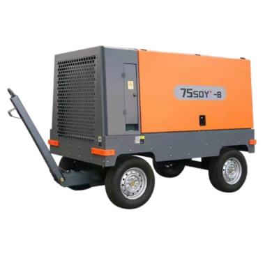 China Lubricated ZEGA Screw Air Compressor Small Portable Air Compressor Low Price Sale for sale