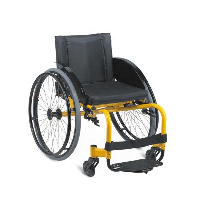 China Recreational Sports Lightweight 100kg Aluminum Manual Wheelchair for sale