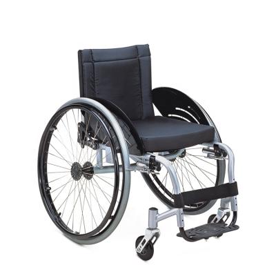 China Recreational Sport 100kg Manual Aluminum Lightweight Wheelchair for sale