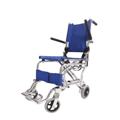 China 2020 Hot Sale Lightweight Aluminum Lightweight Transport Folding Wheelchair For Travel for sale