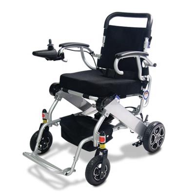 China Lightweight Medical Equipment Travel Power Electric Folding Wheelchair 120KG for sale