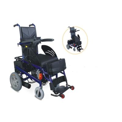 China Powder Coating 2020 Topmedi TEW129 Power Standing Wheelchair Steel For Elderly And Disabled People for sale