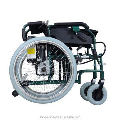 China Promotion Aluminum Gift Christmas Aluminum Power Wheelchair For Fat People for sale