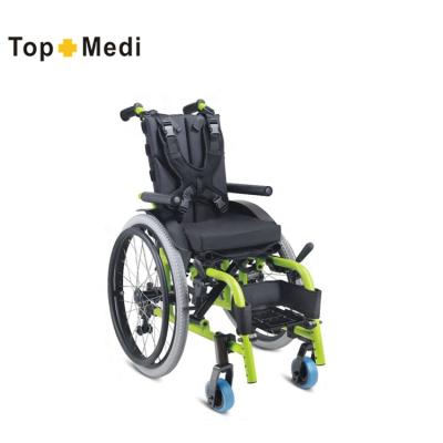 China Manual Baby Pediatric Wheelchair Medical Equipment Aluminum For Kids Rehabilitation Therapy Supplies 76*39*90cm TAW980LQF8 75kg for sale