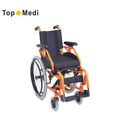 China Pediatric Medical Equipment Folding Lightweight Children Wheelchair For Children 75kg for sale