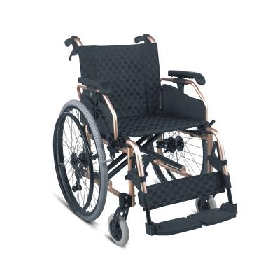 China Luxury medical equipment manual wheelchair for 100kg disabled for sale