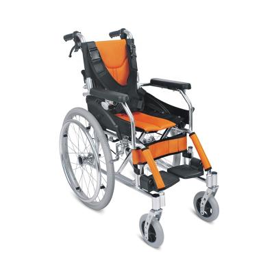 China Fashion Folding Outdoor Pediatric Lightweight Children Manual Wheelchair 75kg for sale