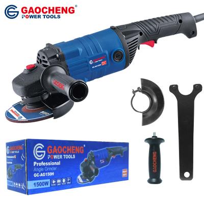 China GAOCHENG 1500W Easy Operating Speed ​​Control 150mm Electric Wet Angle Grinder for sale