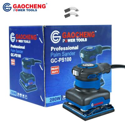 China High Efficient Portable Electric Palm Sander Corded Orbital Wood Sander PS100 Gaocheng for sale