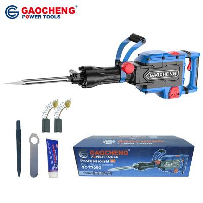 China Gaocheng T700G 3800W Heavy Duty Hand Demolition Jack Hammer 69.5*31.5*20cm for sale