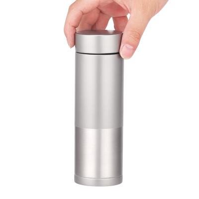 China Durable Double Wall Titanium Sport Water Bottle Vacuum Outdoor Bottle Travel Mug 280ml for sale