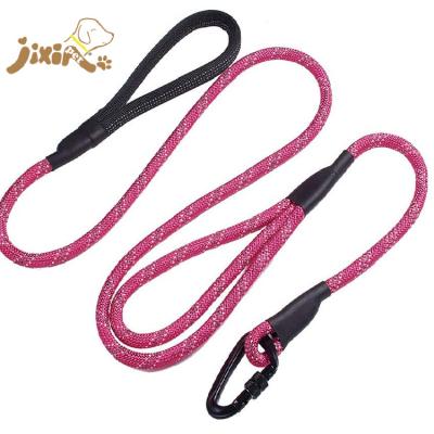 China Padded Heavy Duty 6 Ft Double Handle Climbing Rope Dog Leash for sale