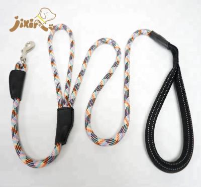 China New Design DETACHED Durable Double Handle Nylon Padded Dog Leash For Pulling 2 Dogs for sale