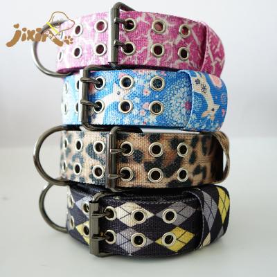 China Padded Heavy Duty Colored Neoprene Padded Dog Collar With Stainless Metal Hardwares for sale