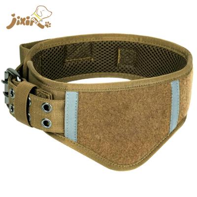 China Reflective Pet Accessories Wholesale Nylon Collar Breathable Mesh Padded Large Small Dog Collar for sale