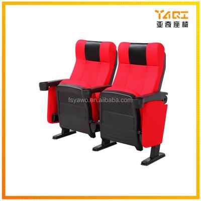 China 2017 Luxury Hotsale Theater Cinema Lobby Chair Home Theater Seat With Cup Holder (YA-08A) for sale