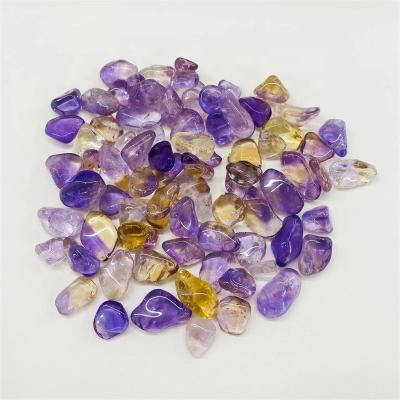 China High Quality Purple Yellow Crystal Hot Sale Healing Ametrine Macadammacadam Gemstones Wholesale From Europe for sale