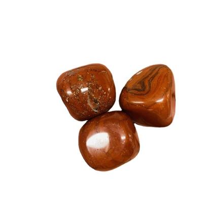 China China Wholesale High Quality Crystal Red Jasper Healing Stone Red Jasper Rolling Stone for sale