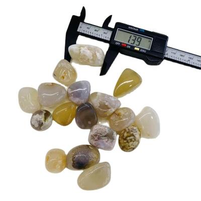 China Natural Flower Agate Stone from China Cherry Blossoms Agate Tumbled Agate Crystal Gravel for Decoration for sale