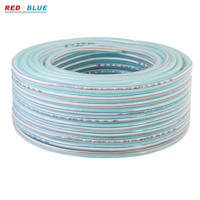 China Lightweight High Quality Food Grade Braided Plastic PVC Hose Polyester Fiber Hose ISO 9001 for sale