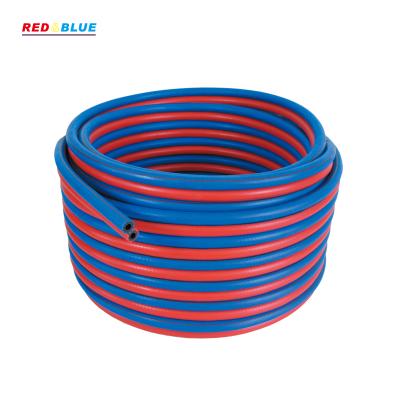 China PVC& 5/16 3/8 Inch 20Bar RUBBER Flexible Welding Hose Oxygen Acetylene Twin Gas Hose for sale