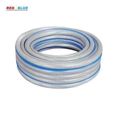 China 1/2 Adjustable 3/4 Inch Flexible Non-Twist High Intensity Polyester Braided PVC Watering Garden Hose for sale