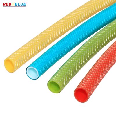 China Hot Sales 1 Inch Adjustable Wholesale Cheap Green PVC Garden Hose PVC Fiber Reinforced Hose for sale