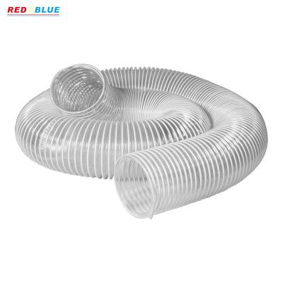 China Weifang PVC Helix Ducting Hose Air Conditioner Ventilation Ventilation Suction Super Light Weight Hose for sale