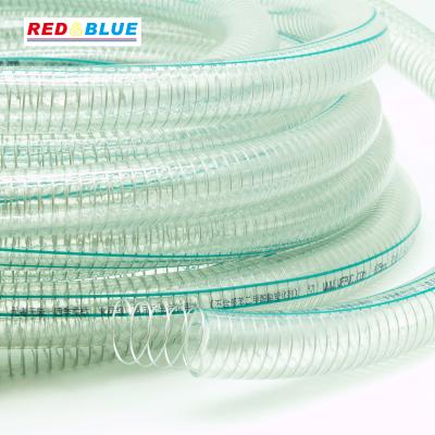 China Weifang Lightweight PVC High Quality Steel Wire Reinforced Hose Spring Food Grade Plastic Hose For Water PVC Hose for sale