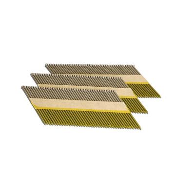 China Steel Electro Galvanized 34 Degree 63mm Framing Paper Assembled Strip Nails China Nail Supplier for sale