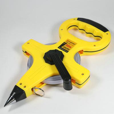 China Custom Construction Tool High Performance Reel Open Frame 30m 50m 100 Meter Tape Measure for sale