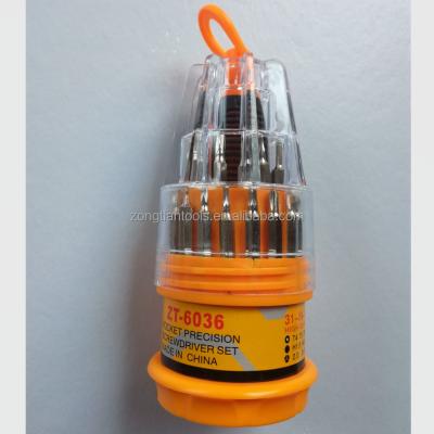 China On Sale Factory Supply Multifunctional Gift Precision Pocket Screwdriver Bits Set 30 In Screwdriver Set for sale