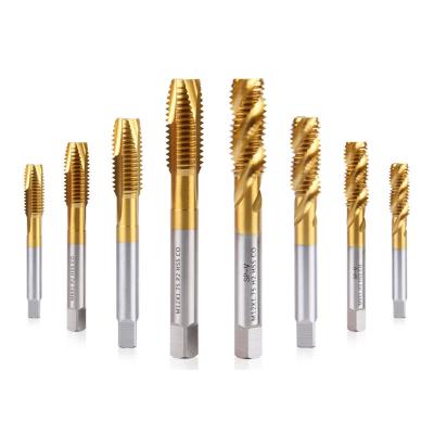 China Thread Machine Taps Drill HSS M35 Titanium Coated Thread Machine Taps Drill With Cobalt for sale