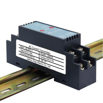 China Electronic equipment JQ-BST-I AC0-20A input current transducer 4-20mA 0-10V 0-5V output signal isolator transmitter for sale