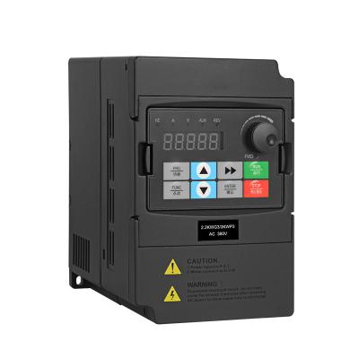 China Home Appliance Jinqu 3 Phase Frequency Converter AC Drive Vfd 3 Phase 380V 1hp 0.75kw for sale