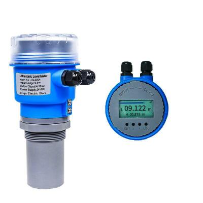 China JQ300A 4-20mA RS485 DC24V 220V Energy Supply 0-20m Liquid Range Sensing Tank Water Tank Ultrasonic Level Meter Ultrasonic Level Sensor Transmitter for sale