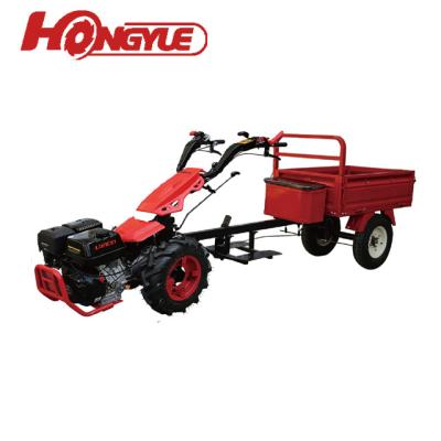 China Factory Agriculture Farm Two Wheel Machinery Walking Tractor Trailer for sale