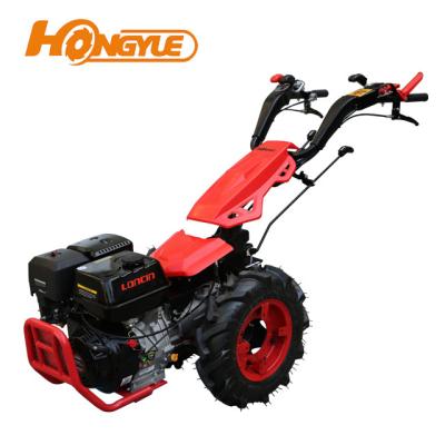 China Farm Tractor HONGYUE Two Wheel Walking Tractor , Gasoline / Gasoline 6.5HP-13HP for sale