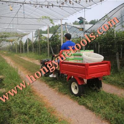 China Farm Tractor 13HP Honda Engine Tractor With Utility Trailer for sale