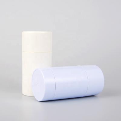 China Eco Friendly Recycable Empty Bamboo Twist Up Round 15ml 75ml 1oz 30g 40g Cosmetic Plastic Biodegradable Recycle Deodorant Stick Container for sale