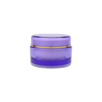 China Acrylic Cream Skin Care Jar Packaging Cream 4 Ounce Cosmetic Container 100g 120gram Plastic Jar for sale