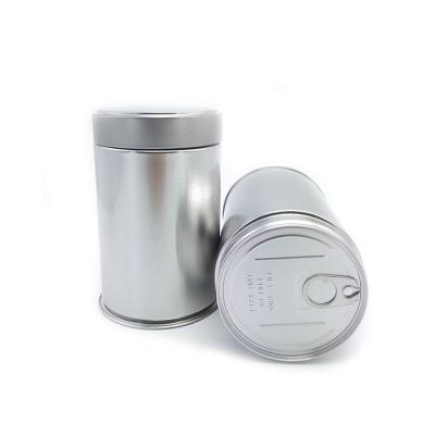 China A well sealed/recyclable empty coffee Tin Can Round Shape Packaging of 2021 years without any printed for sale