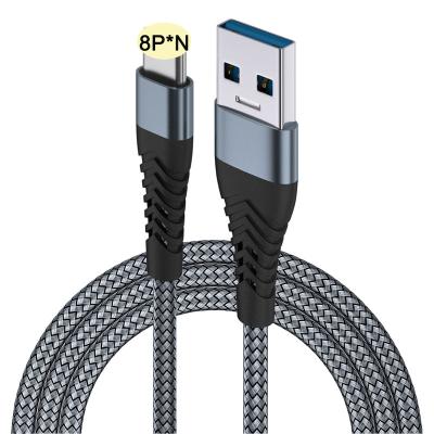 China MP3/MP4 Player Customize Logo USB C Cable Fast Charging Durable Type 3ft 6ft 3a 5a 6a fast c charger travel usb c cable for iphone for sale