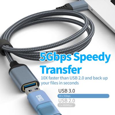 China MP3/MP4 Player JMTO 5Gbps Usb Male USB 3.0 OTG Adapter Female Data Cable Adapter For Type-C MacBook Adapter 0.5M 1M 2M 3M 5M 10m 20M 30M for sale