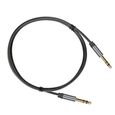 China Car Top Selling 3.5mm To 6.5mm TRS Audio Cable Plug Male To Male Speakers 6.35 Jack To 6.35 Jack Cable Cell Phone Computer Amplifier for sale