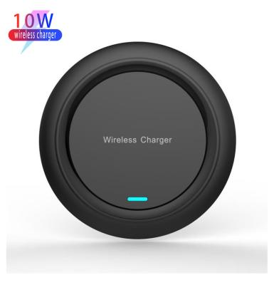 China 2022 New 10W Wireless Charger QI Fast Charging Mobile Phone Portable Wireless Charger Best For iPhone Wireless Charger for sale