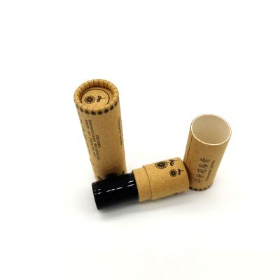 China Recyclable Paper Cosmetic Tube Lipstick Cosmetic Tube Empty Lip Gloss Paper Tube Packaging Cardboard Lip Gloss Packaging for sale