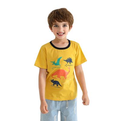 China Wholesale Summer Baby Boy Kids Anti-Shrink T-shirts Fashion Toddler Boy Clothing Boys T-shirts&Polo Shirts for sale