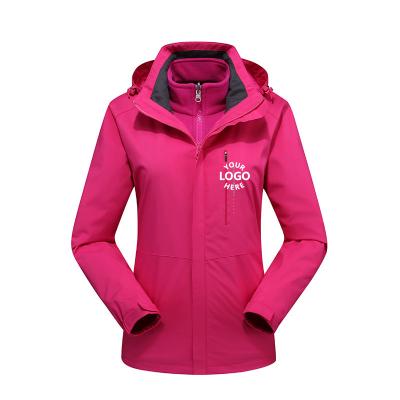 China Wholesale Waterproof Women's Tracksuit Hoodie Coat Winter Custom Warm Anorak Fleece Waterproof Jacket for sale